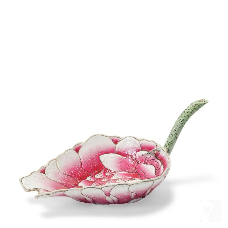 二十世紀 粉彩蓮形水滴 | A FAMILLE ROSE ENAMELLED 'LOTUS' WATERDROPPER - 图5